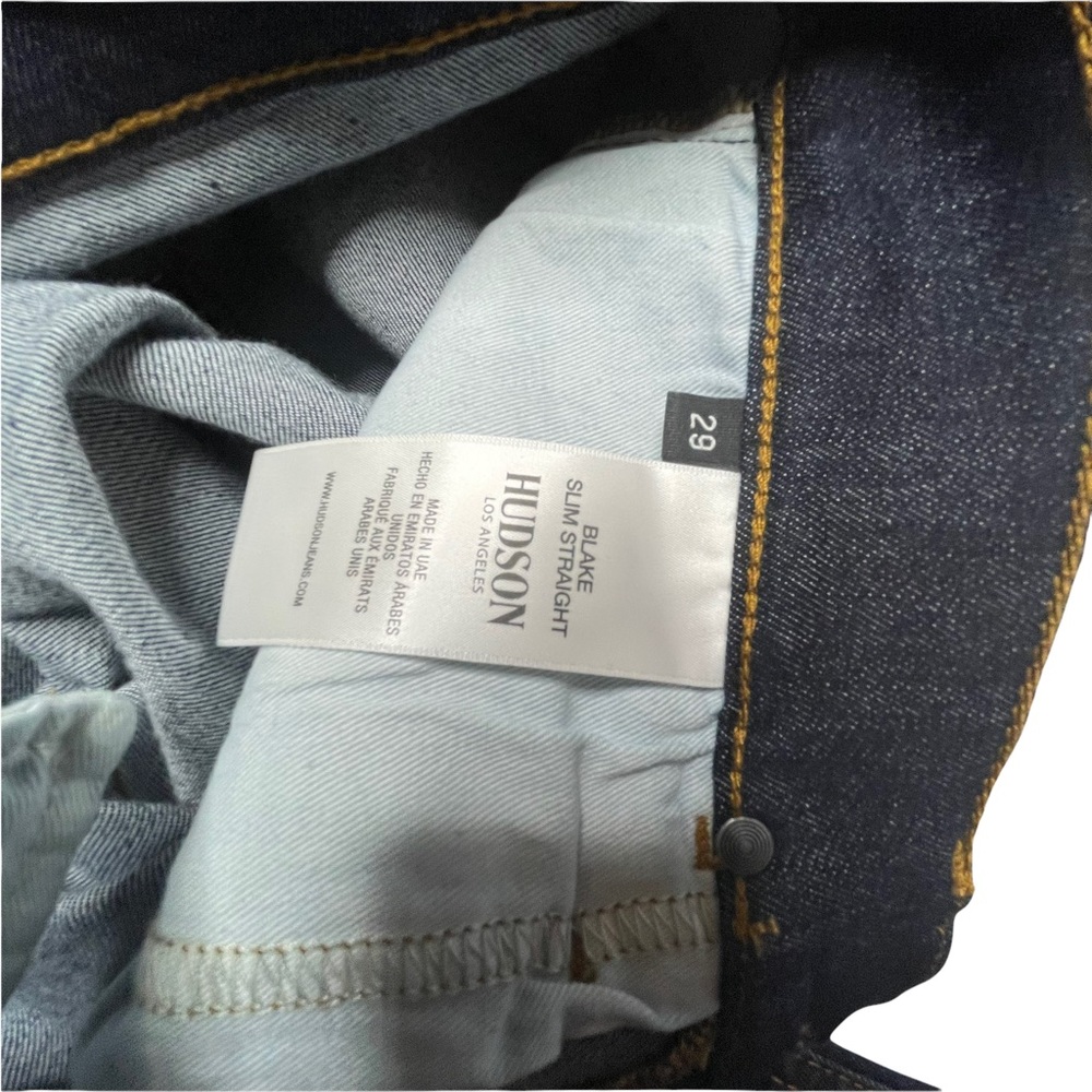 Hudson Blake Slim Straight Jeans Size 29 - Picture 12 of 15